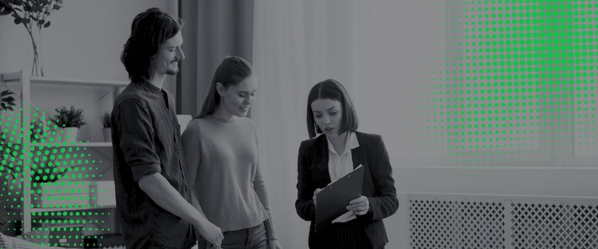 Commercial property advisers reviewing an asset