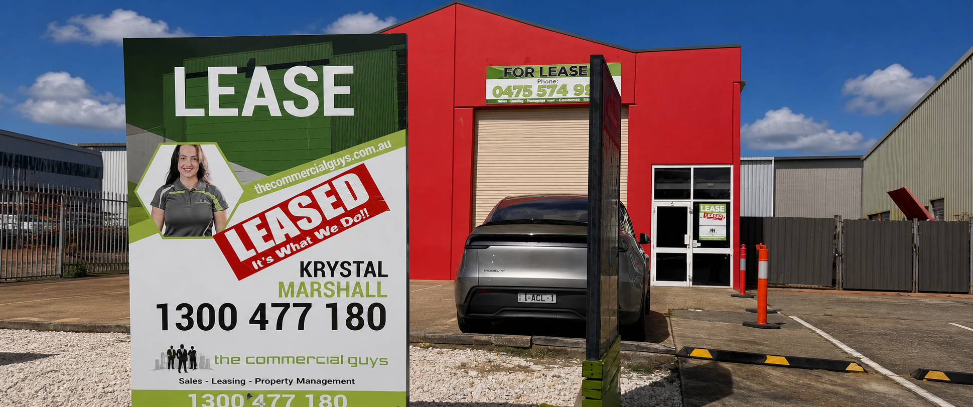 Commercial leasing activity and a completed lease by Krystal Marshall